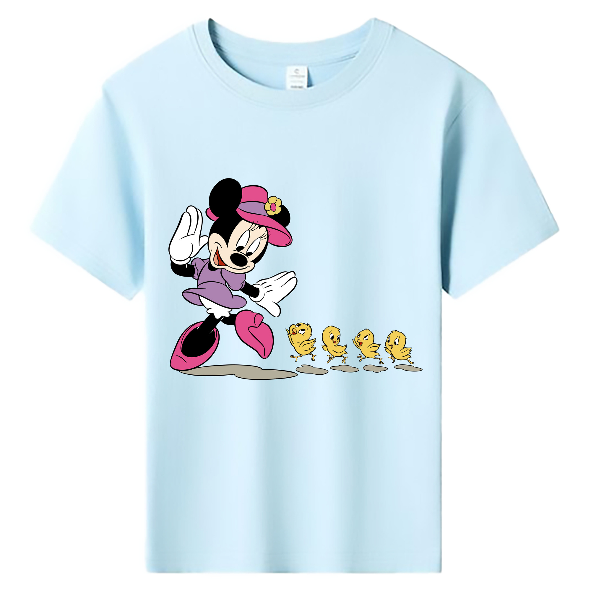 ミッキーマウス Mickey Mouse 綿100％キッズTシャツ（フロントプリント）